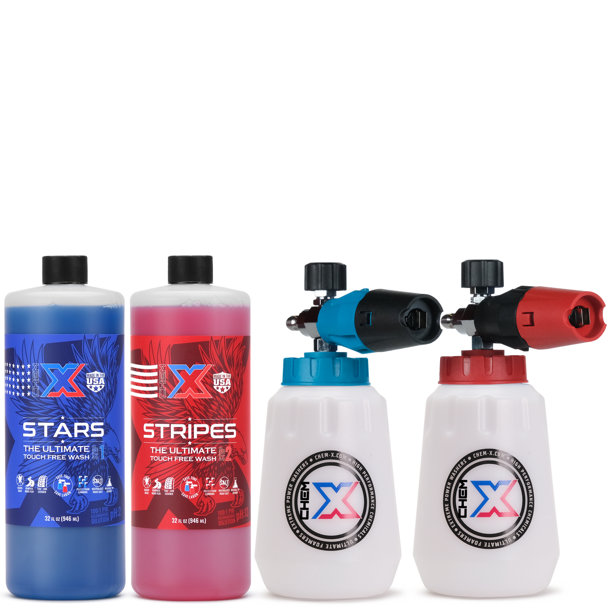 Stars and Stripes Ultimate Touch Free Vehicle Wash Foam Cannon Kit