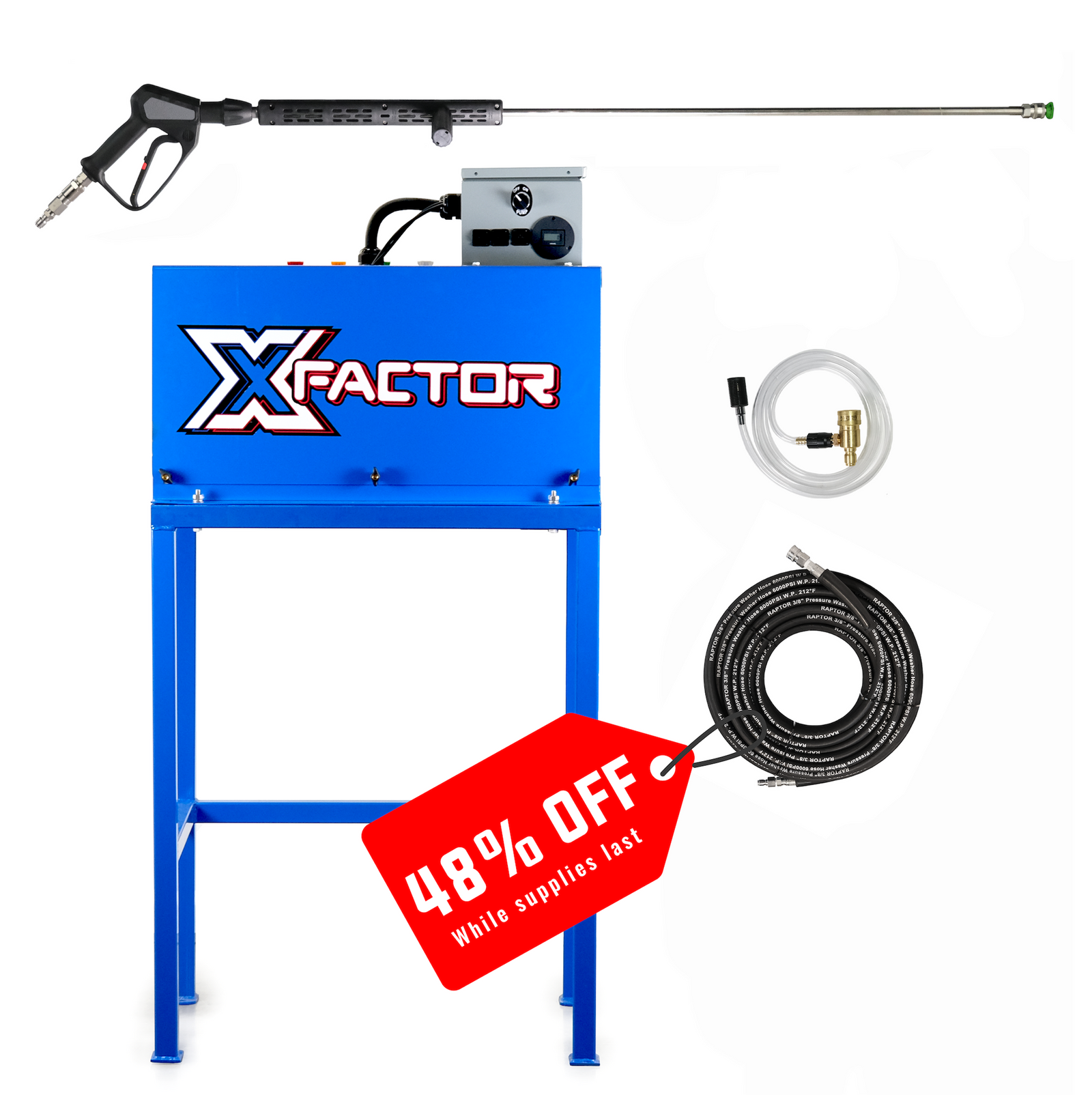 X Factor Stationary 220v Electric Power Washer