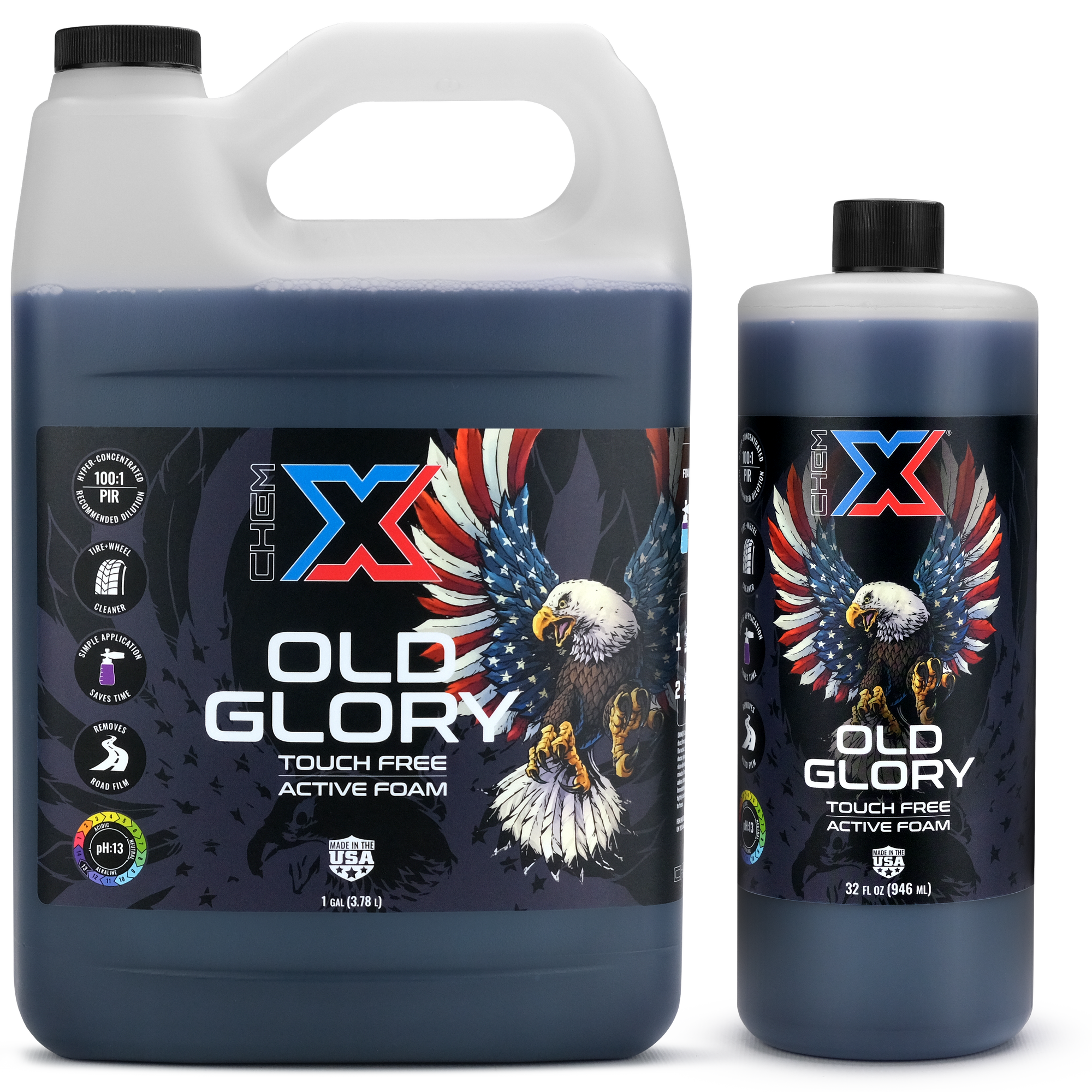 Old Glory: Touch Free Active Foam Vehicle Wash