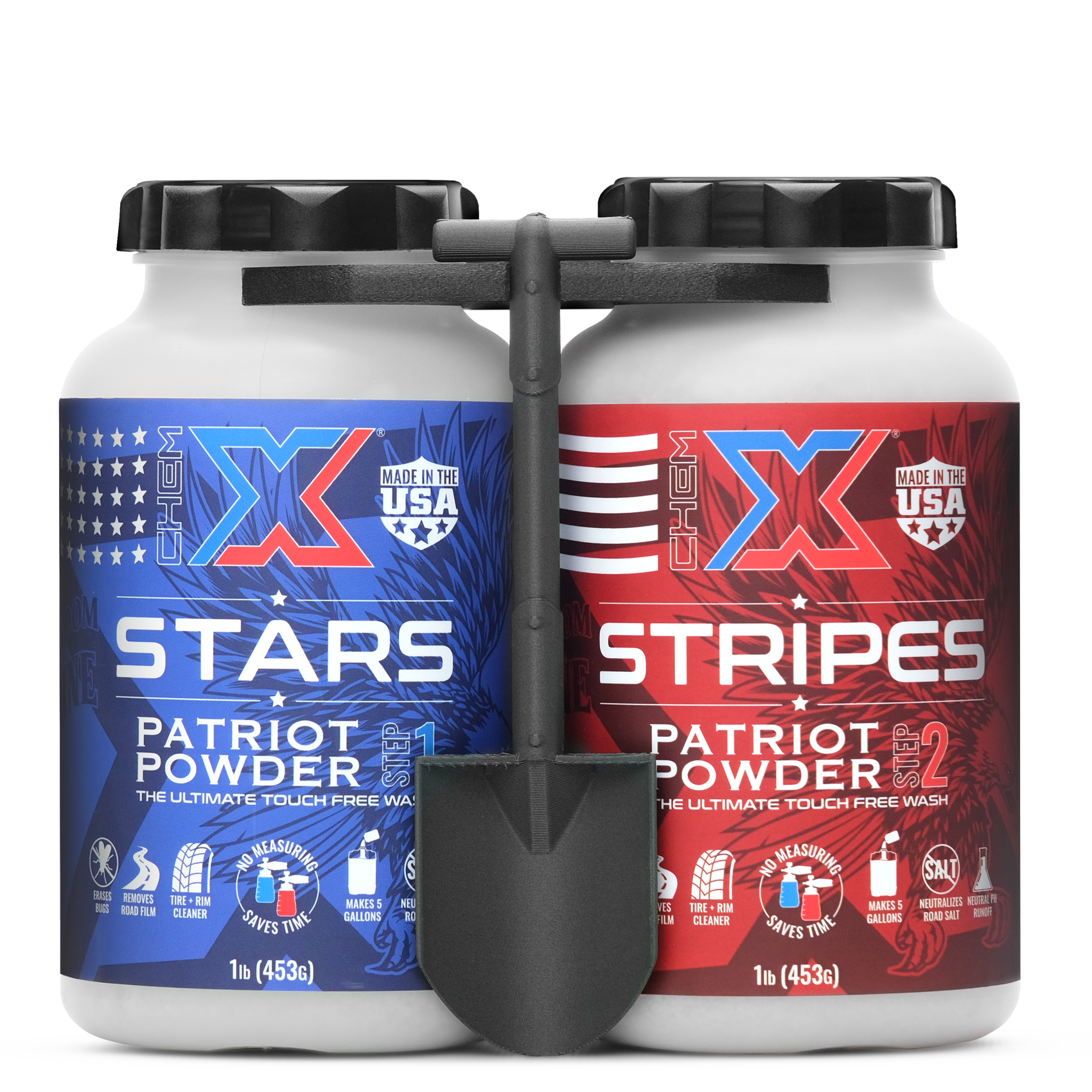 Stars + Stripes Patriot Powder: The Ultimate Touch Free Vehicle Wash