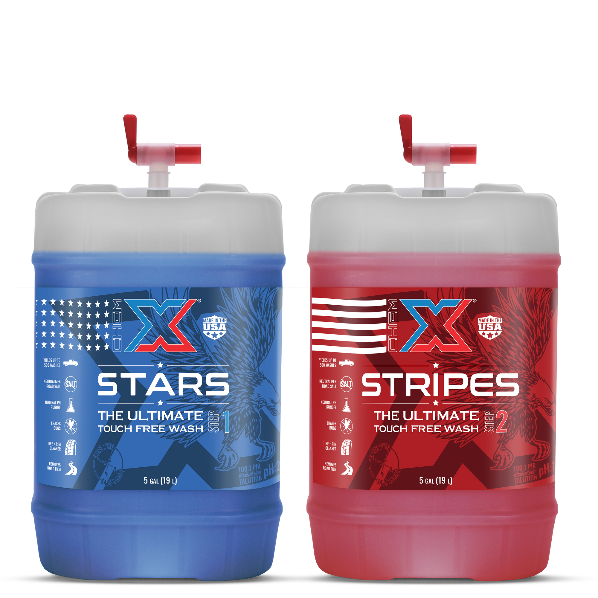 Stars and Stripes: Touchless Vehicle Wash