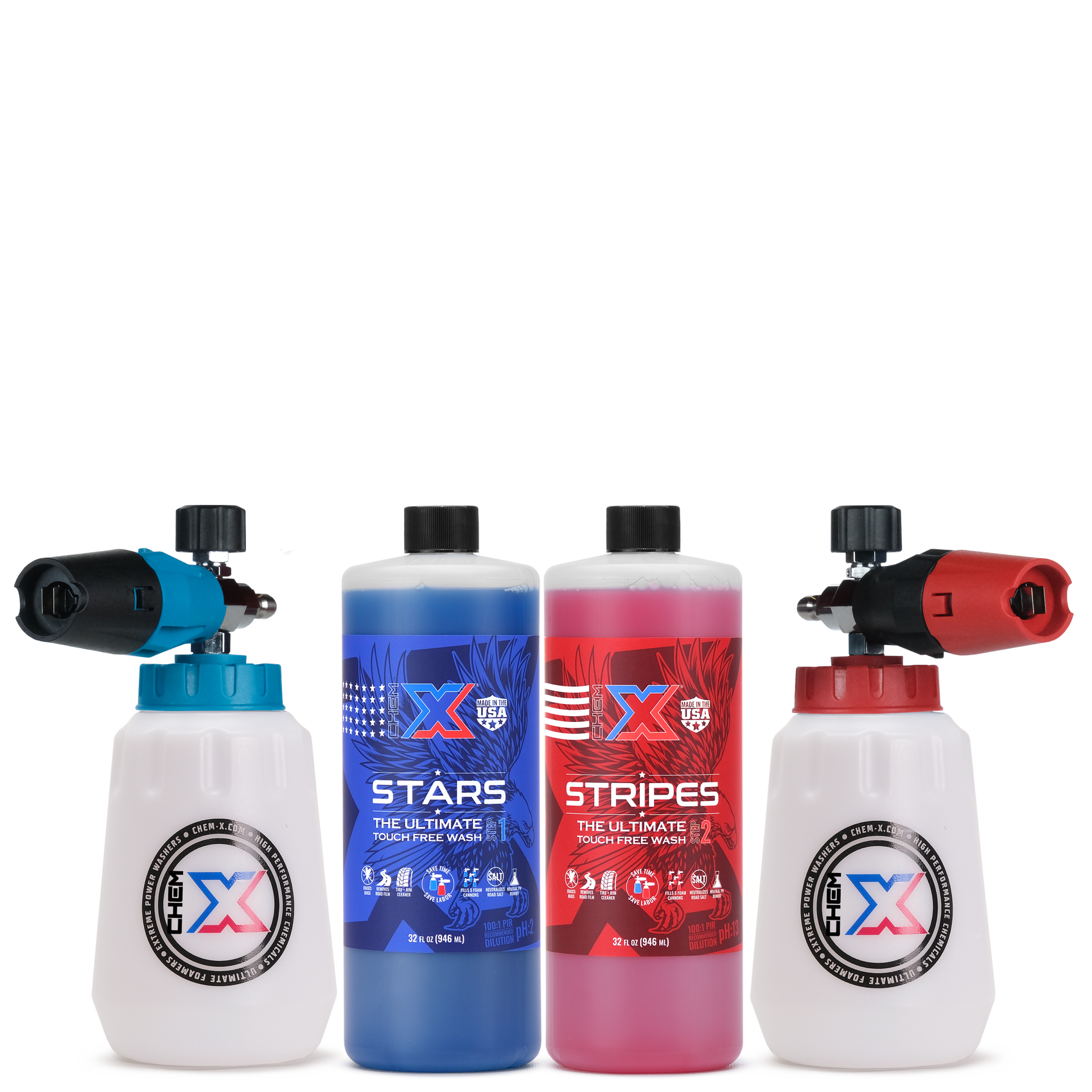 Stars and Stripes Ultimate Touch Free Vehicle Wash Foam Cannon Kit