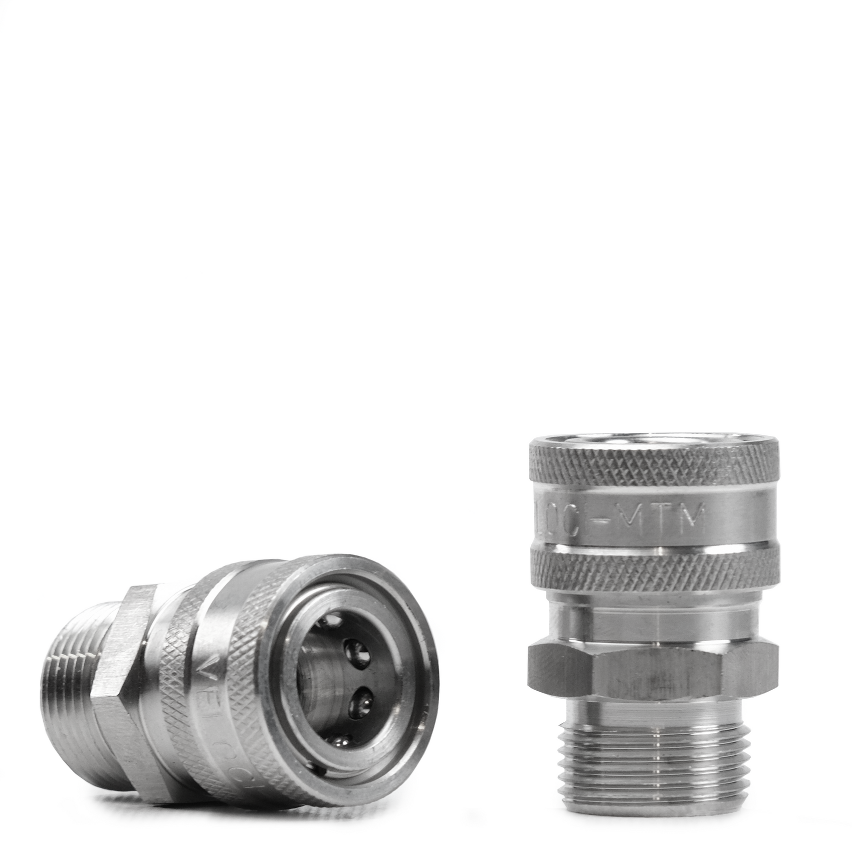 MTM Adapter: M22 Plug 14mm x 3/8" QC Coupler - Stainless