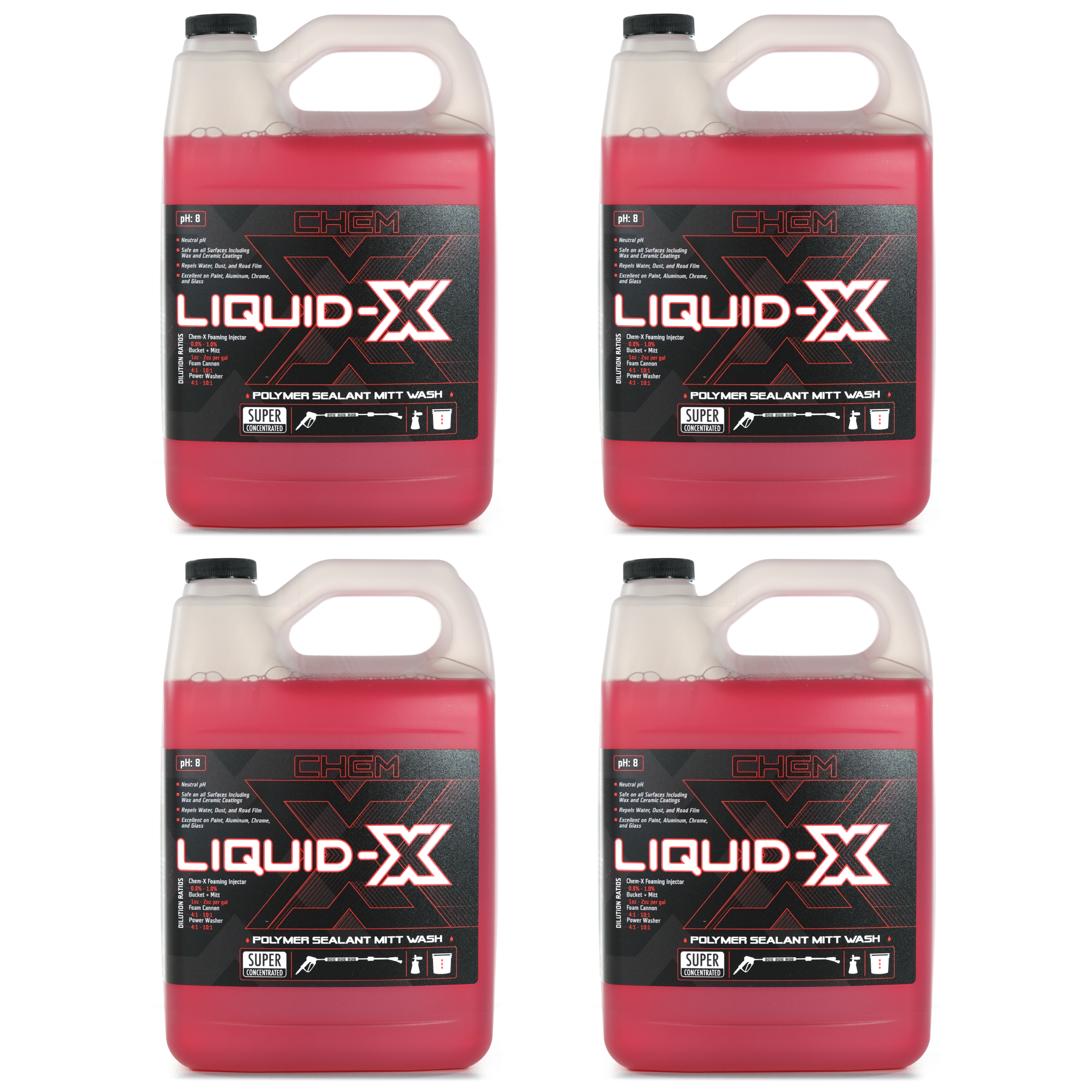Liquid X Foam Gun Wash and Ceramic Wax Kit